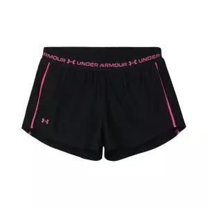 언더아머 W 테크 플레이 업 투인원 쇼츠 블랙 핑크 1389895-002