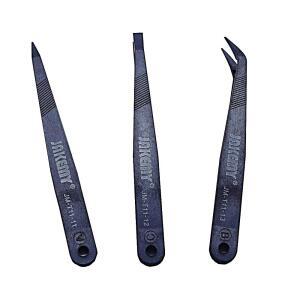 [2개구성] 티테크놀로지 세트 학교 관공서 3 정전기 핀셋 컨덕티브용 IN JM-T11 1 방지 LW9076FC