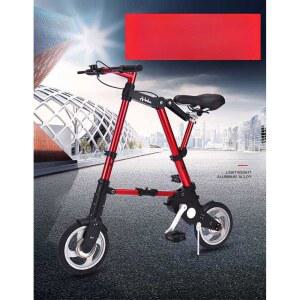 접이식 미니벨로 초경량 빨강 미니 폴딩 휴대용 레드 자전거