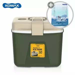 코멕스 아이스탱크 밀리터리그린 23L 캠핑 쿨러박스 (+아이스팩)