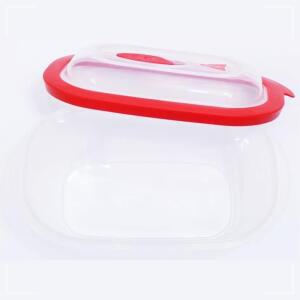 [2개구성] 로이첸 사각 1450ml 간편조리 내열유리 실 밀폐 정리 렌지 그릇 냄비 간단요리 용 QWB87254