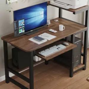컴퓨터 책상 프린터 선반 노트북 이동식 1인용 사무실