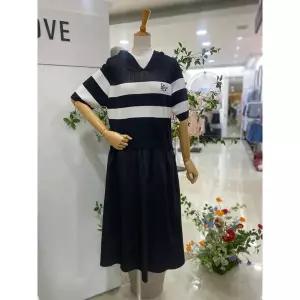 갤러리아 [레코브]니트후드배색원피스 (LK31F5OP508X)