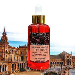 [2개구성] 대용량 차향수 아로마 화장실방향제 블랙체리 냄새제거 리필 디퓨저 HWFGP50L