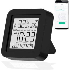 스마트 IR 리모컨 온도 오디오 호환 투야 컨트롤러 습도 TV ALEXA 습도계 어시스턴트와 센서 DVD용 AC 범용 제어 가능 WIFI