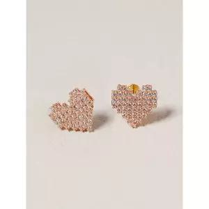 [미니멀피어싱][0.8mm]14K 인터널 픽셀 하트 라블렛 피어싱 귀걸이