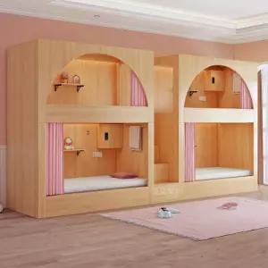 벙커 게이밍 호텔 2층 스페이스 캡슐 이층침대 학생 기숙사 아파트용