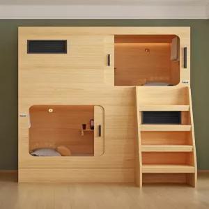 성인용 이층 벙커침대 소형 아파트용 이동식 기숙사 숙소용