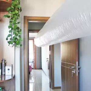 에어컨 비닐터널 바람통로 찬바람 연장 통로