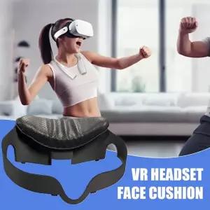 메타 퀘스트 3용 VR 헤드셋 페이스 패드 인조 가죽 가상 현실 안경 페이스 쿠션 커버 교체 부품