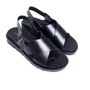 남성 엑스 크로스 사무실 학교 슬리퍼 스트랩 샌들 신발