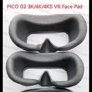호환   PICO G2 3K4K4KS VR 페이스 쿠션 커버 천 PU 가죽 가상 현실 헤드셋 아이 패드 마스크