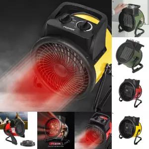 후지카 터보 PTC 히터 3K 옐로우 열온풍기/공장/사무실/영업용/캠핑/작업용/현장/공업용/겨울/가전/실내용