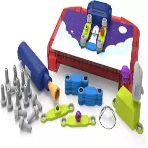 Educational Insights Design Drill 우주 회로 초급 조립 과학 키트 STEM 장난감 어린이 친화적인 전동