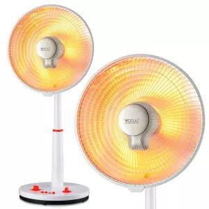 우주전열 선풍기형 카본 히터 WHND-100CA/난로/적외선/램프/겨울/난방/온풍기/절전/열풍기/이동식/실내/거