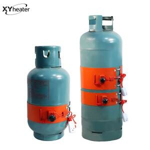 실리콘 가스통 히터 5kg 13kg 온도 조절기 가열 밴드 패드 LPG 프로판 탱크 실린더 드럼 야외용