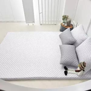 [베드앤데코][당일출고] 국내생산 크로스 냉감 라텍스 매트리스커버 SS/7.5cm