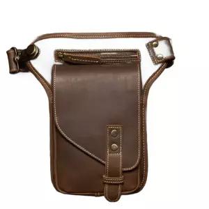 전술가방 레그백 허벅지 주머니 공사장 소가죽 힙색