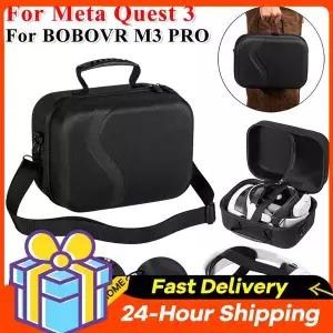 호환  메타 퀘스트 3 VR 헤드 스트랩헤드셋컨트롤러용 범용 대형 휴대용 케이스 BOBOVR M3 PRO 엘리트 스트
