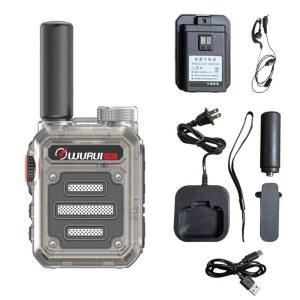 생활형 무전기 골프장무전기 무대 5000mAh 원버튼 카드 카키 이어폰 버전