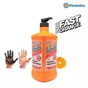 퍼마텍스 패스트 오렌지 알갱이 핸드클리너 1.4L 산업용 기름때 그리스 손 세정제