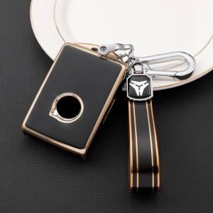 볼보 호환 S60 S90 XC40 V60 T5 T6 T8 폴스타 1 2용 자동차 리모컨 키 케이스 커버 TPU 보호 액세서리