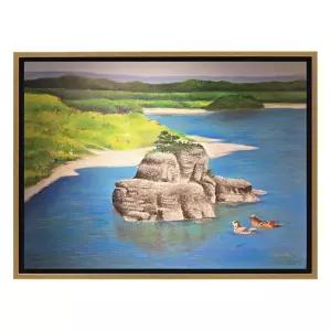 [생기의집] 재물과 명예의 상징 의령 부자 솥바위 생기 그림 2가지 사이즈