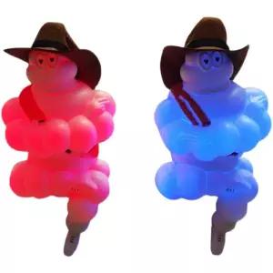 미쉐린 인형 조명 대형트럭 옐로우 램프 장식용 키트 소품