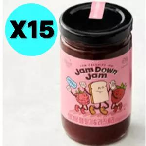 복음자리 잼다운잼 딸기 라즈베리 대용량 225g X 15개