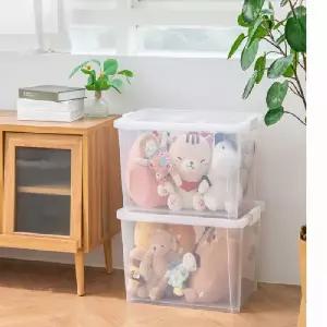 보관박스 45L 투명 380 x 550 x 310 정리함 보관함 장난감보관
