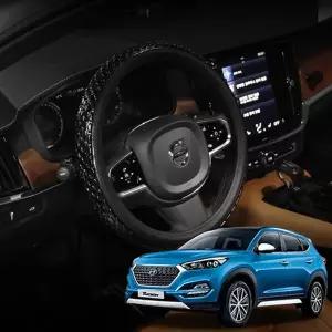 투싼IX 3D 논슬립 실리콘 원패턴 그립 핸들커버