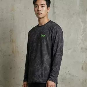 낚시티 라운드 긴팔티 흡한 속건 기능성 원단 티셔츠 RDT-024