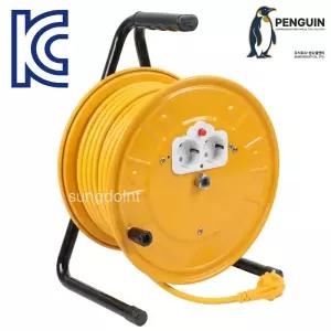 국산 전선릴 G1520 일반접지 50M 1.5sqx3C 전기연장선 작업선 산업용멀티탭