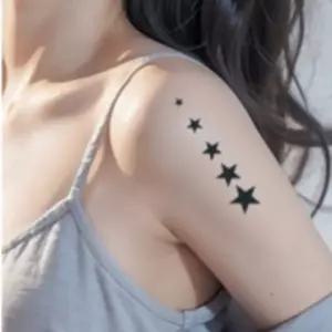 바디스티커 붙이는 미니타투 미니 스타 판박이