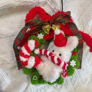 크마스 리스 재료 체험 화환 꽃 양말목 만들기 원예