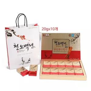 6년근 홍삼 농축액 절편 봉밀 꿀 당침 홍삼절편 10개