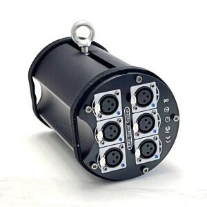 원통형 DMX 스플리터, 무대 조명용 광학 6 컨트롤러, 100% 디스트리뷰터 Dmx512, 채널 절연 웨이,