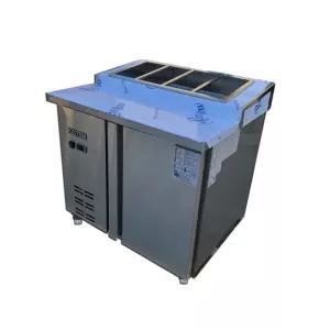 키스템 KISPDB09R5 반찬테이블냉장고 업소용 디지털 컨트롤러 심플 디자인 토핑냉장고