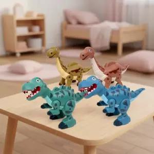 맥다이노 토이 4종세트 자석 공룡놀이 티라노 브라키오 사우루스 마그넷 블록 다이노소어