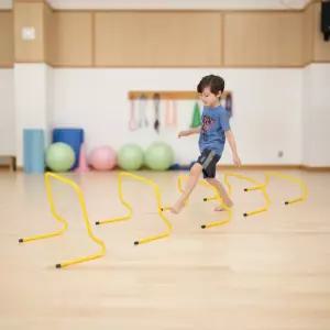 키더스 미니허들 (30cm) 장애물넘기 연습 육상 스텝훈련 트레이닝 점프 뛰기 체육놀이