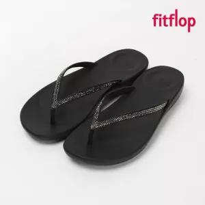 핏플랍 쪼리 아이쿠션 스파클 플립플랍 여성 블랙 R08-001