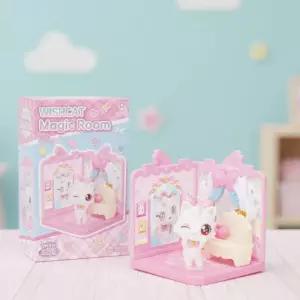 위시캣 매직룸 시리즈1 랜덤 피규어룸 고양이 캐릭터 미니어처 꾸미기 역할놀이 굿즈 인형