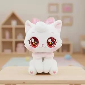 위시캣 아이냥 봉제인형 22cm 인형 장난감 고양이 캐릭터 매직카드 인형놀이 여아선물