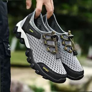 [원오안전] 캠핑 등산 남성 아쿠아슈즈 런닝화 운동화 여름   (본품)