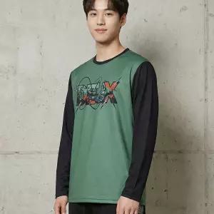 낚시 데일리 흡한 속건 기능성 라운드 긴팔 티셔츠 RDT-026