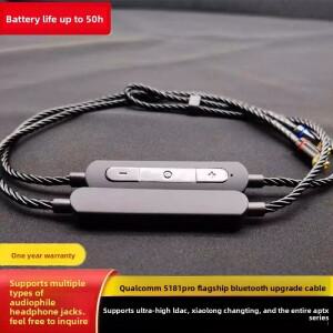 Qualcomm 블루투스 헤드셋 업그레이드 케이블 5181LDAC 무손실 범용 535mmcx 이어폰 ie900 N3AP 0.78 A2DC