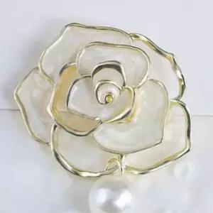 꽃 브로치 플라워 큐빅 진주 정장 한복 코사지 포인트 뱃지