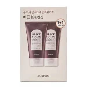 스킨푸드 블랙슈가 퍼펙트 스크럽 폼 더블 기획