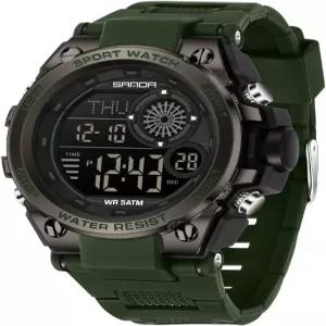 팬미스 남성 패션 밀리터리 다기능 디지털 시계 5천만 방수 전자 LED 백라이트 스포츠 유니 아웃도어