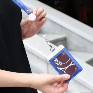 [원오안전] 릴홀더 신분증 명찰 카드지갑 목걸이형 출입증 명함 사원증  (본품)